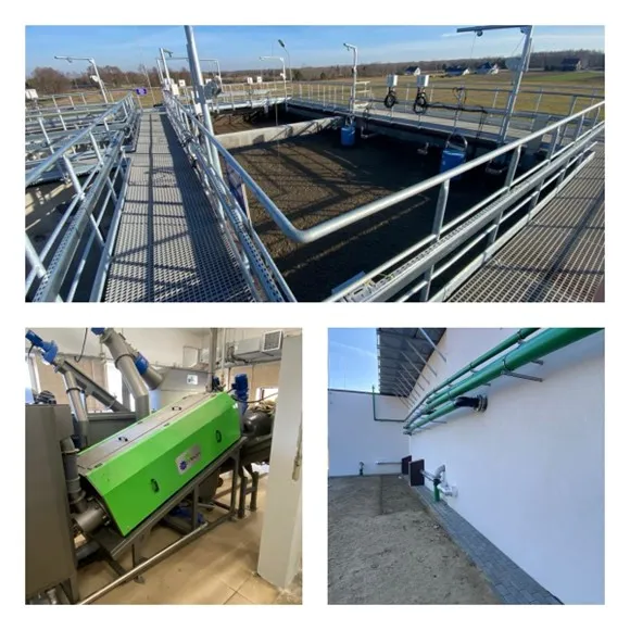 Na zdjęciu oczyszczalnia w Nowym Dzikowcu po modernizacji