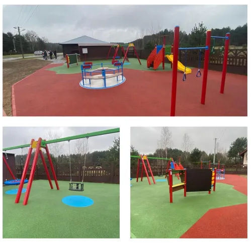 Wykonany plac zabaw w Wilczej Woli - Spie