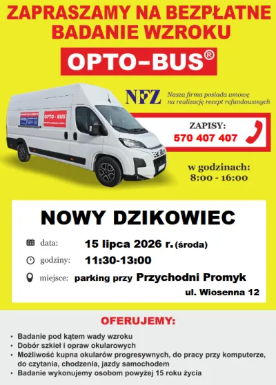 zdjęcie do artykułu: Bezpłatne badania wzroku dla mieszkańców