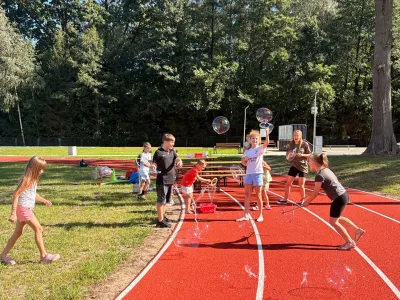 Fotorelacja z wydarzenia Wakacje na Sportowo w ramach zadania Aktywny Orlik (14)