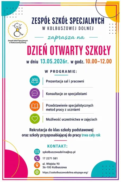 zdjęcie do artykułu: Dzień otwarty zespołu szkół specjalnych w Kolbuszowej Dolnej.
