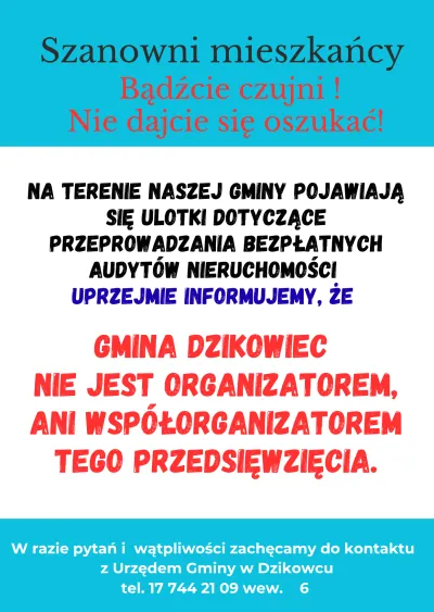  zdjęcie do artykułu Szanowni Mieszkańcy, bądźcie czujni!