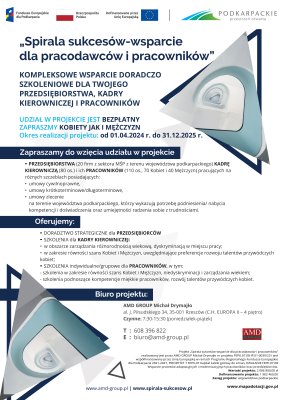 zdjęcie do
														 artykułu: Spirala sukcesów-wsparcie dla pracodawców i pracowników
