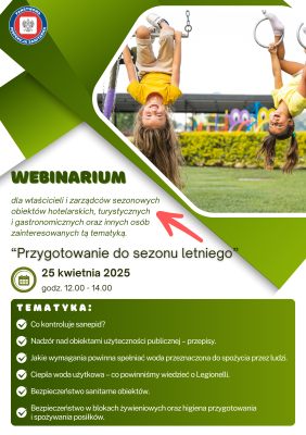 zdjęcie do
														 artykułu: Bezpłatne szkolenie online dla właścicieli i zarządców obiektów sezonowych