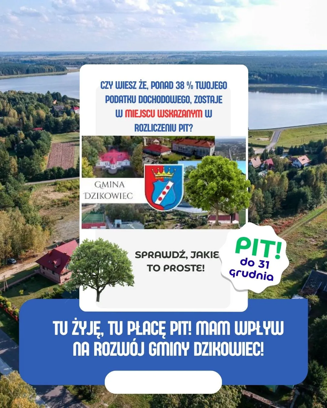 Twoje Podatki = Rozwój Gminy Dzikowiec!