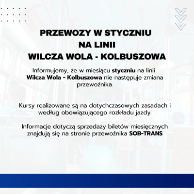 zdjęcie do
														 artykułu: Przewozy w styczniu na linii Kolbuszowa - Wilcza Wola