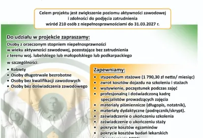 zdjęcie do artykułu: TWÓJ SUKCES ZAWODOWY – INWESTYCJA W AKTYWIZACJĘ OSÓB Z NIEPEŁNOSPRAWNOŚCIAMI
