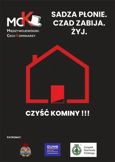 zdjęcie do artykułu: Kampania Sadza płonie. Czad zabija. Żyj!