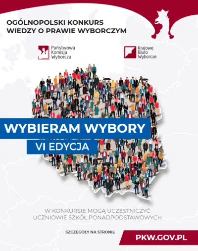 zdjęcie do artykułu: VI edycja Ogólnopolskiego Konkursu Wiedzy o Prawie Wyborczym „Wybieram Wybory”